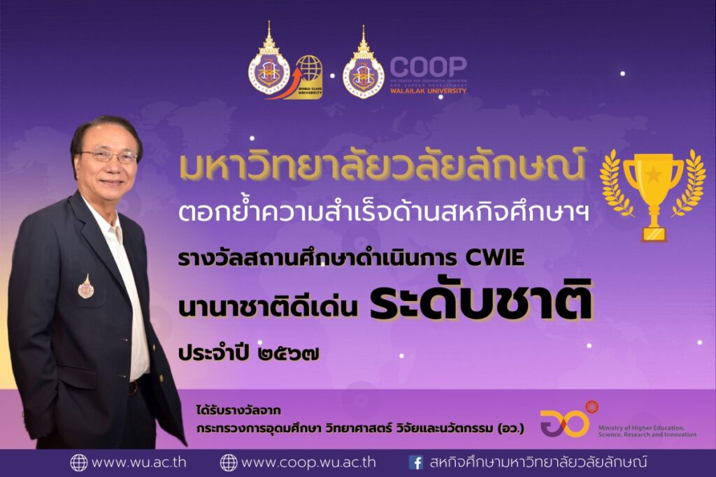 รางวัล CWIE ระดับชาติ