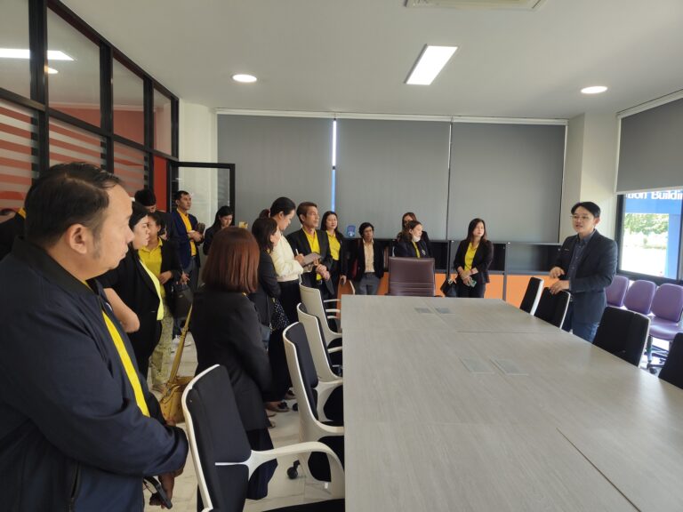 สหกิจศึกษาให้การต้อนรับมรภ.สุราษฎร์ธานี